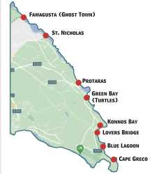 Wycieczka fakultatywna, Miasto duchów, Famagusta, Salamina z rejsem na Blue Lagoon i zatokę żółwi z Ayia Napa