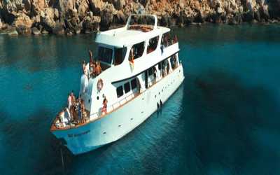 Wycieczka fakultatywna, Miasto duchów, Famagusta, Salamina z rejsem na Blue Lagoon i zatokę żółwi z Larnaki